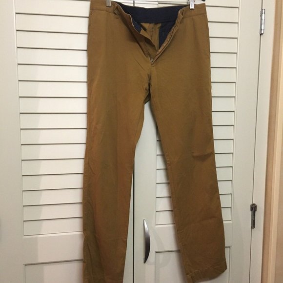 Rare Vintage Lacoste Size US 36 France 46 Taill Brown Tan French Designed Pants